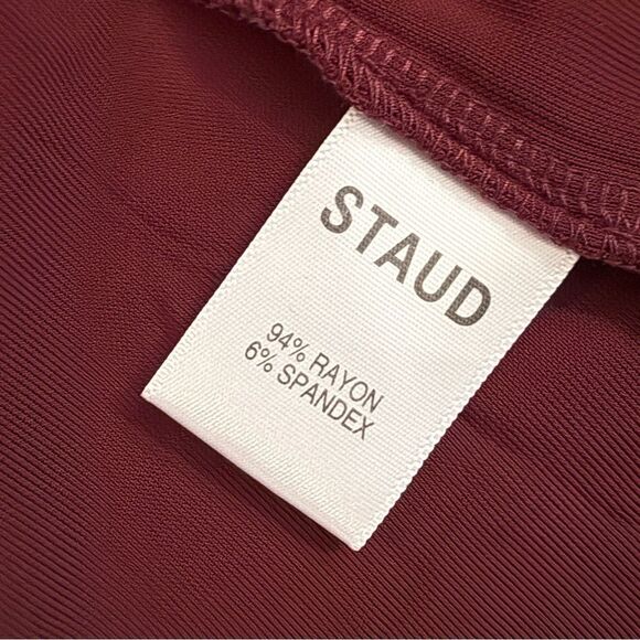 Staud Portobello ponte-jersey midi dress - Picture 6 of 7